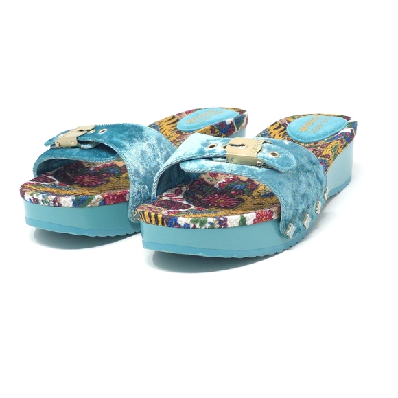 Dr. Scholl's Shoes - Dr. Scholl's Original Too Wooden Footbed Sandals Tiger Print Size 8M